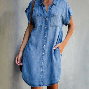 Elegante denim jurk voor dames