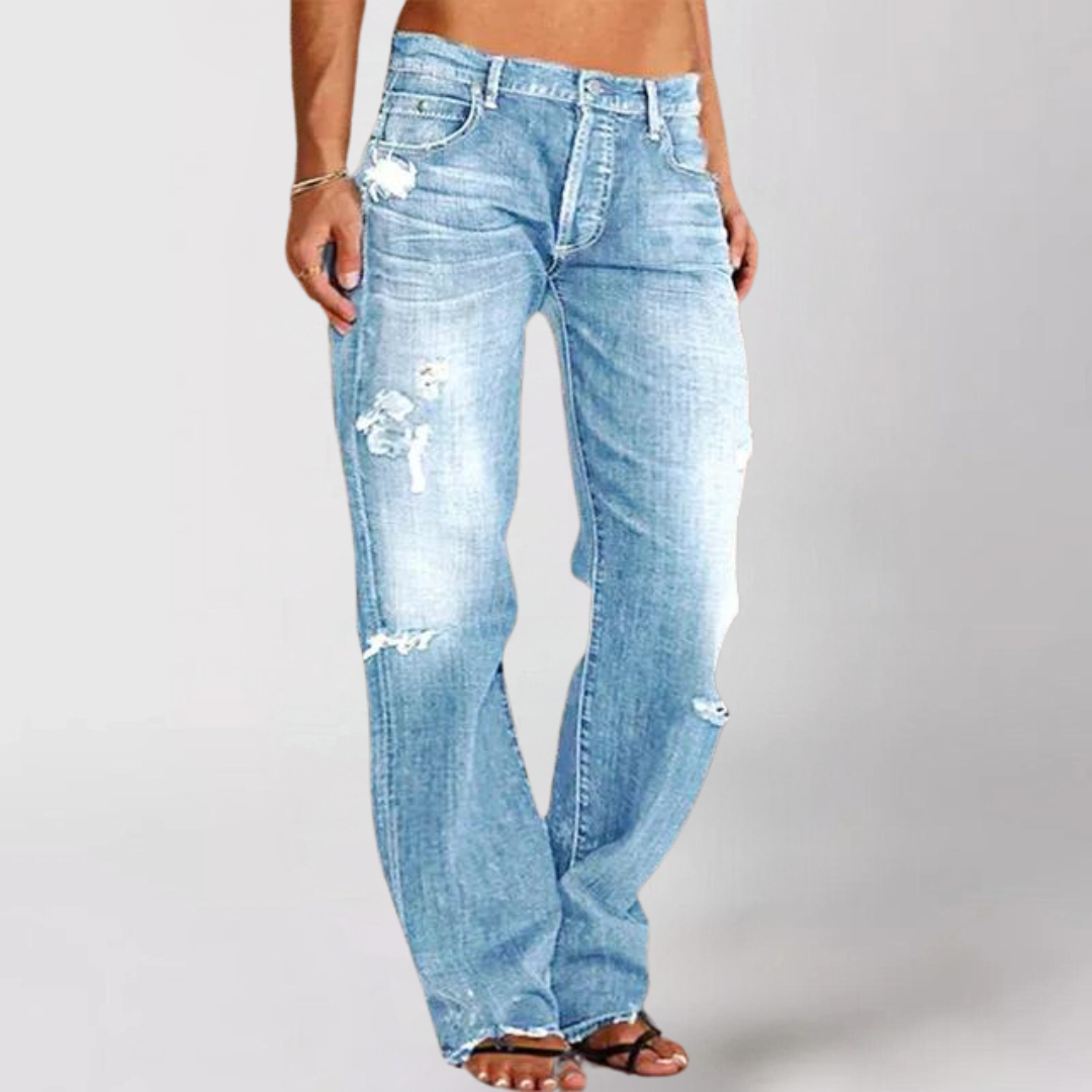 Dames wijde jeans