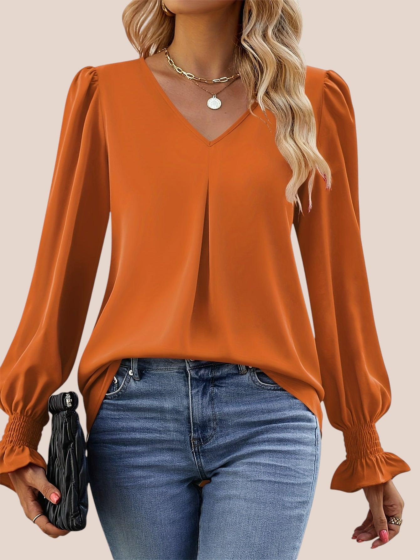 Elegante Herfst Blouse voor Dames