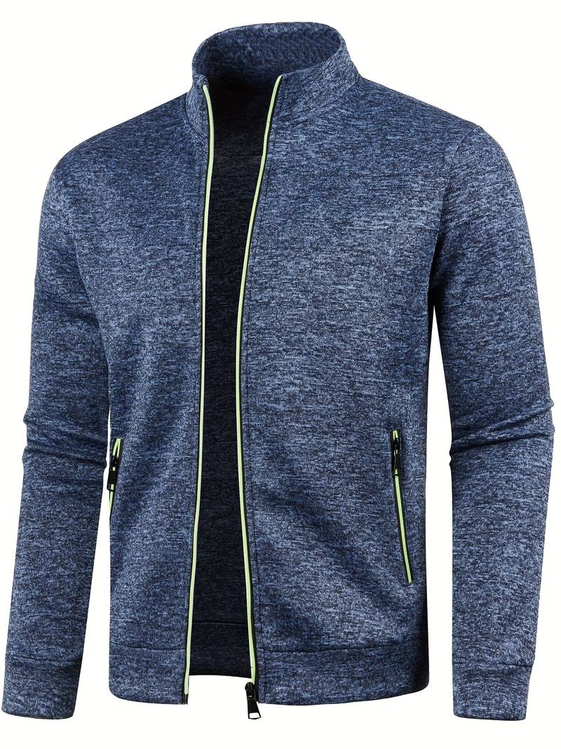 Comfortabele Sweater met Rits voor Mannen