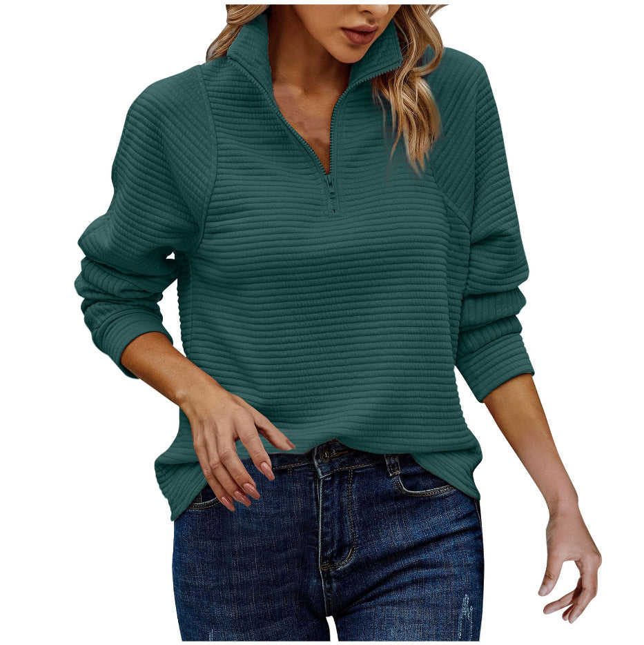 Turn-Down Kraag Losse Casual Blouse voor Dames