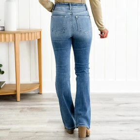 Vintage bootcut jeans voor dames