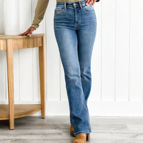 Vintage bootcut jeans voor dames