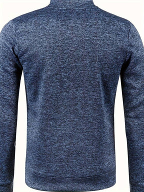 Comfortabele Sweater met Rits voor Mannen