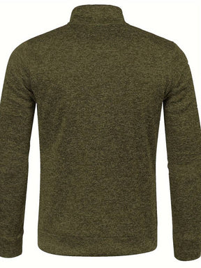 Comfortabele Sweater met Rits voor Mannen