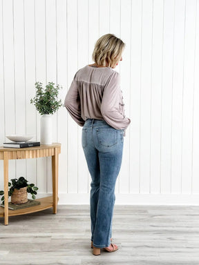 Vintage bootcut jeans voor dames