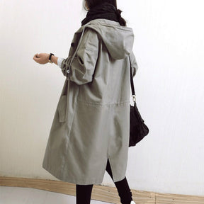 Wind- en waterdichte trenchcoat voor dames