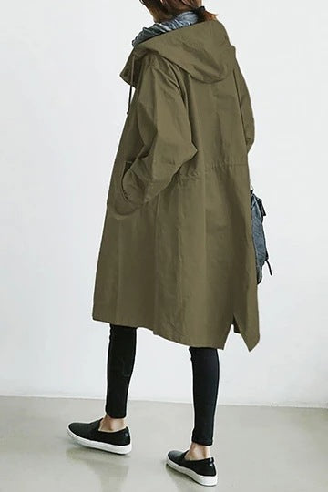 Wind- en waterdichte trenchcoat voor dames