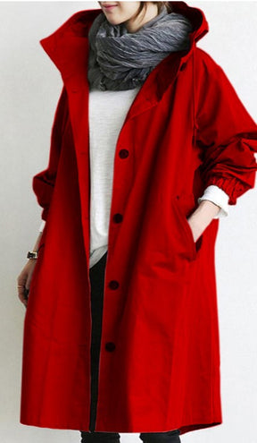 Wind- en waterdichte trenchcoat voor dames