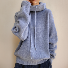 Gebreide hoodie Relaxed Fit