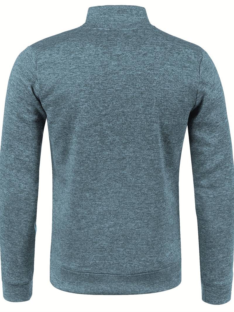 Comfortabele Sweater met Rits voor Mannen