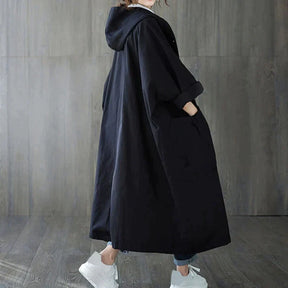 Lange oversized trenchcoat voor dames